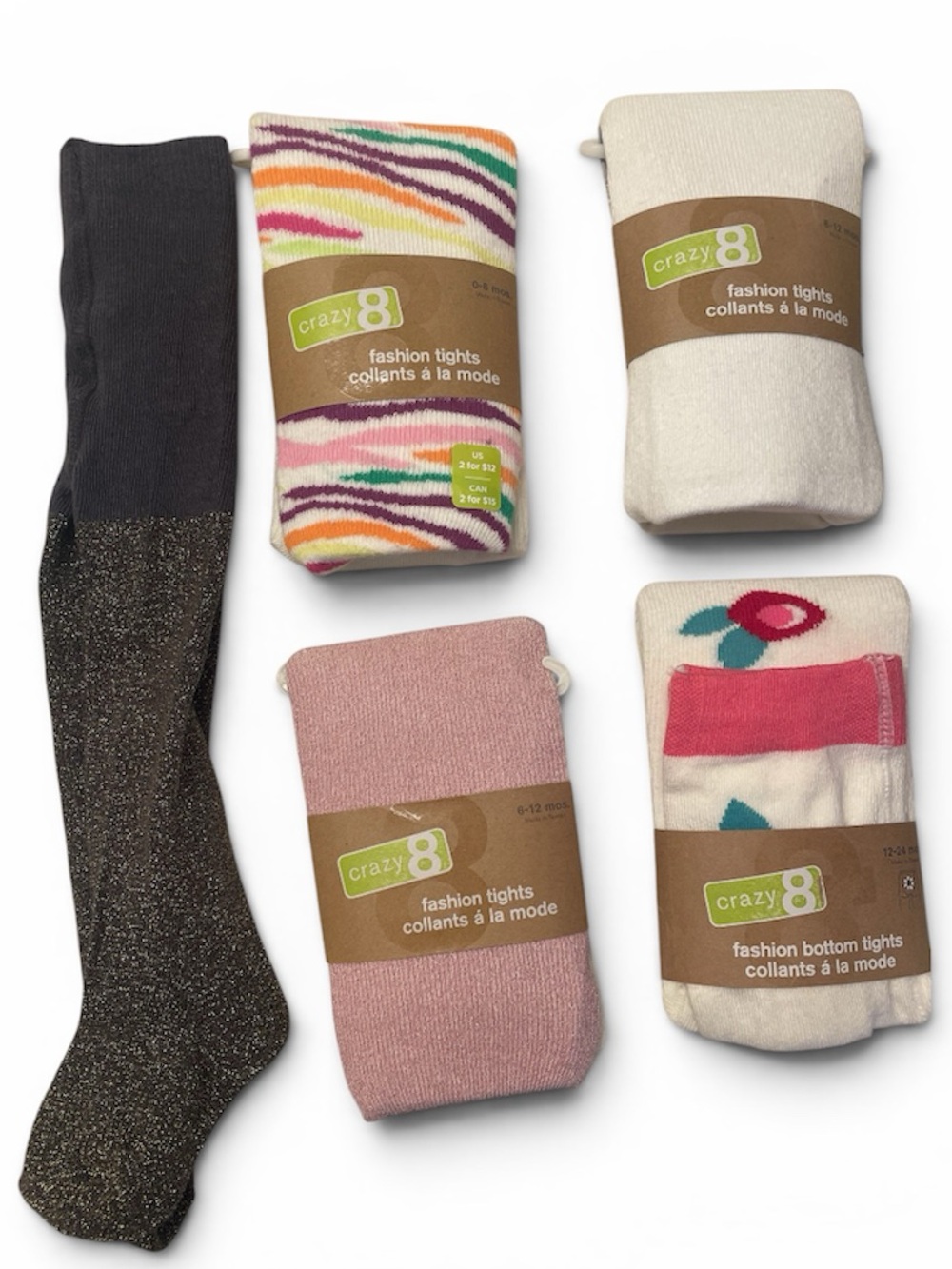 🎯 BUNDLE // Crazy 8 Infant Tights